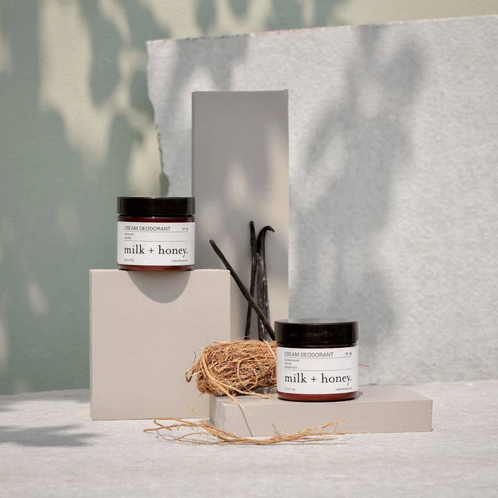 Milk and Honey - Wholesale Deodorant - Unisex - Cream Deodorant, Nº 46 Sandalwood, Vetiver, Cardamom