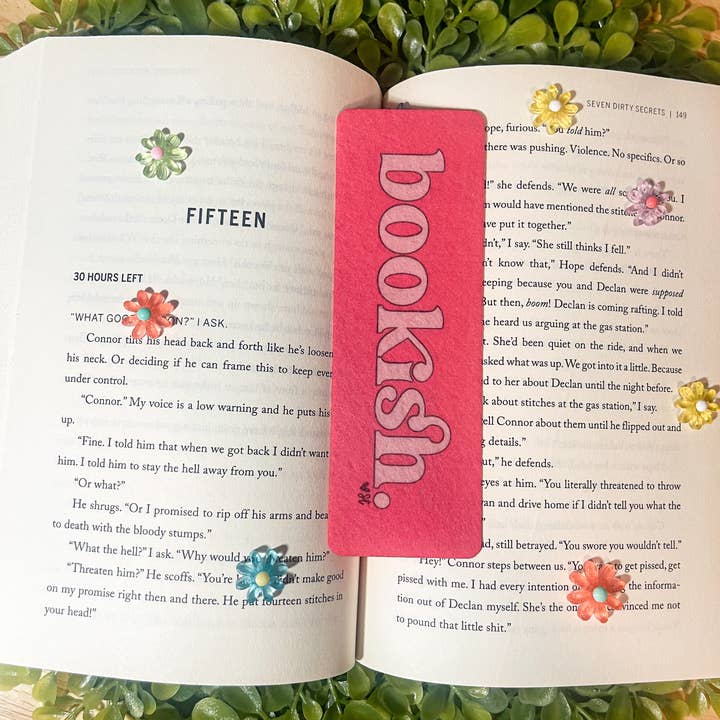 Sharp Thoughtlings - Vente Marque-page - Livresque. Marque-page monochrome en feutre8