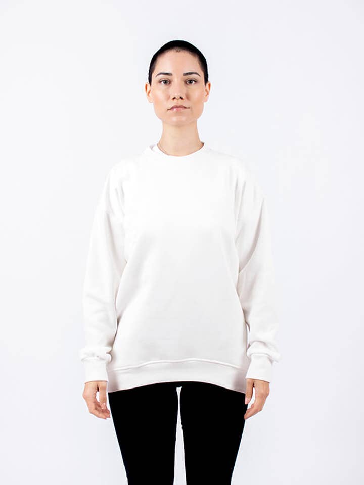 SKULK - Wholesale Sweatshirt - Women's - Sweatshirt Over Off White