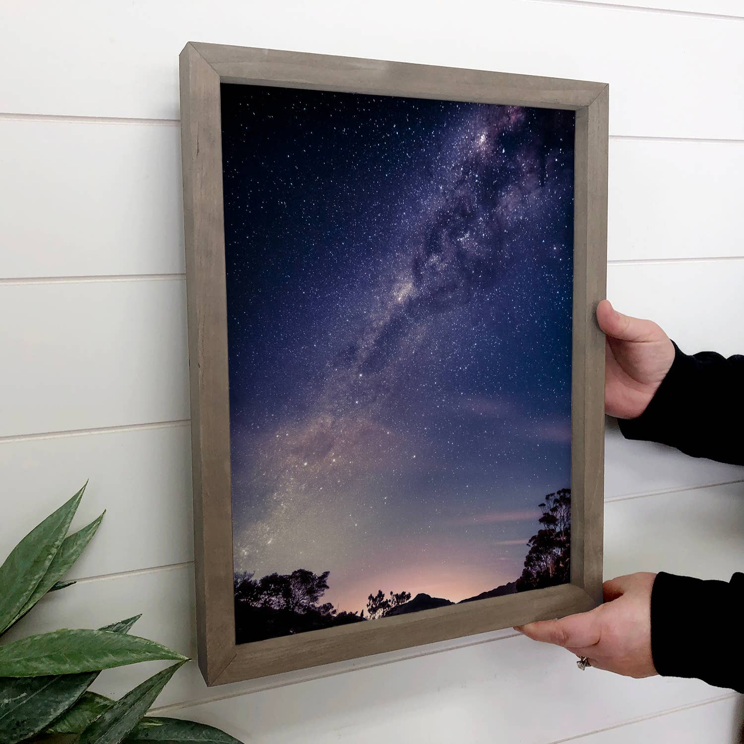 Hangout Home - Wholesale Photograph - Starry Night Sky - Nature Photography - Wood Framed Photos1