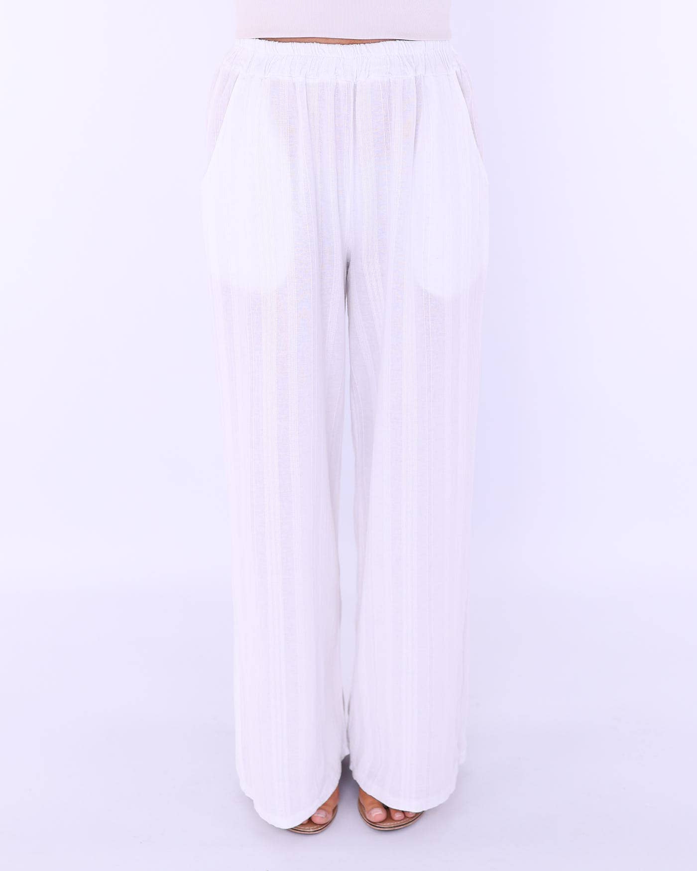 Cadenza Italy Ltd – wholesale Pants – Women's – Cotton Straight Leg Trousers6