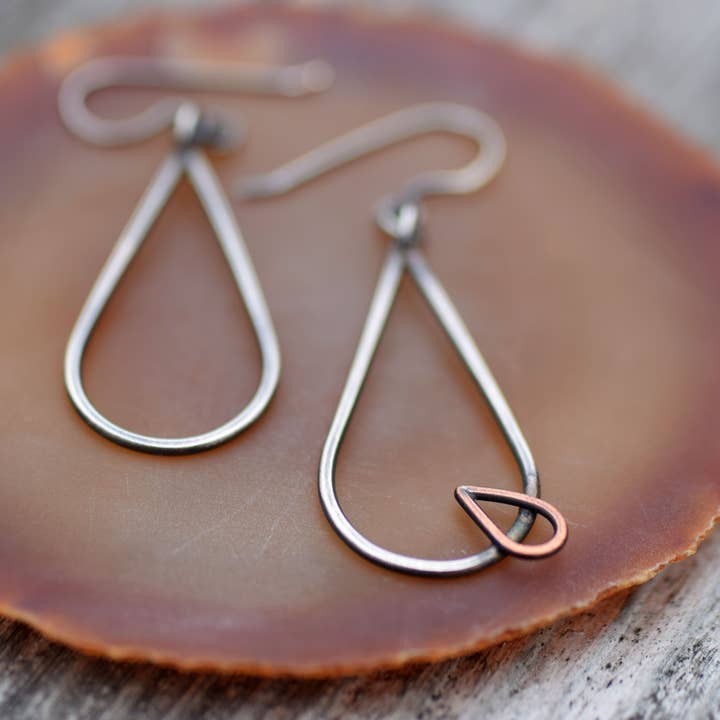 Raindrop Dangle Earrings, Large for wholesale by Erin Austin Design