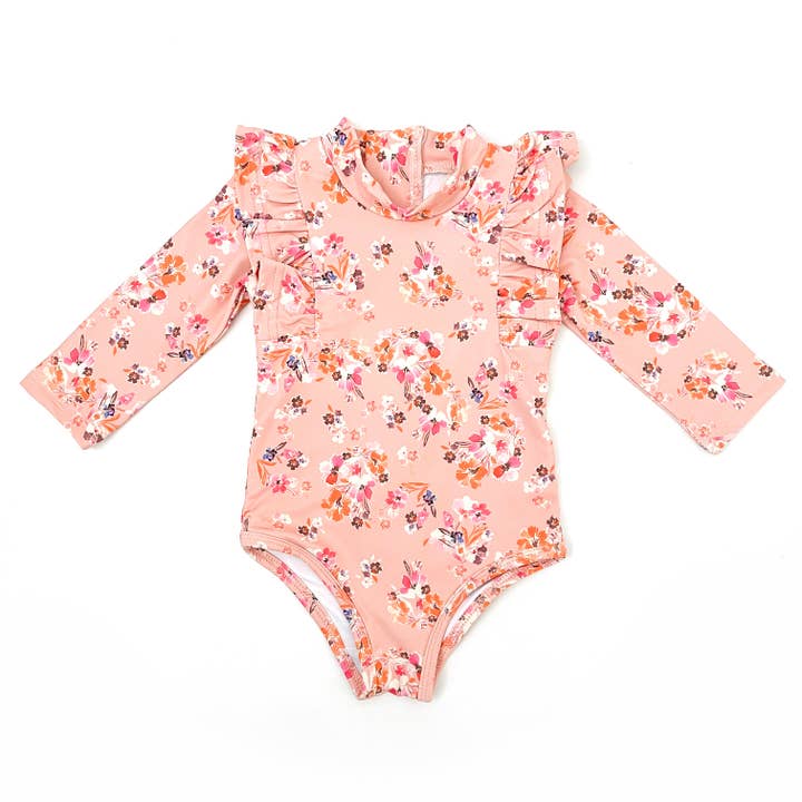 Shimmy Long Sleeve Swimmers - EMMA for wholesale by With Love for Kids