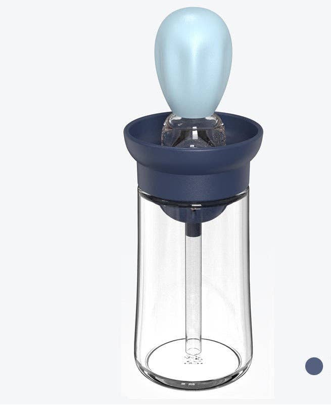 VIGOR - Wholesale Dispenser voor olie/azijn - Perfect druppelende oliefles met siliconenborstel Pasteak L13