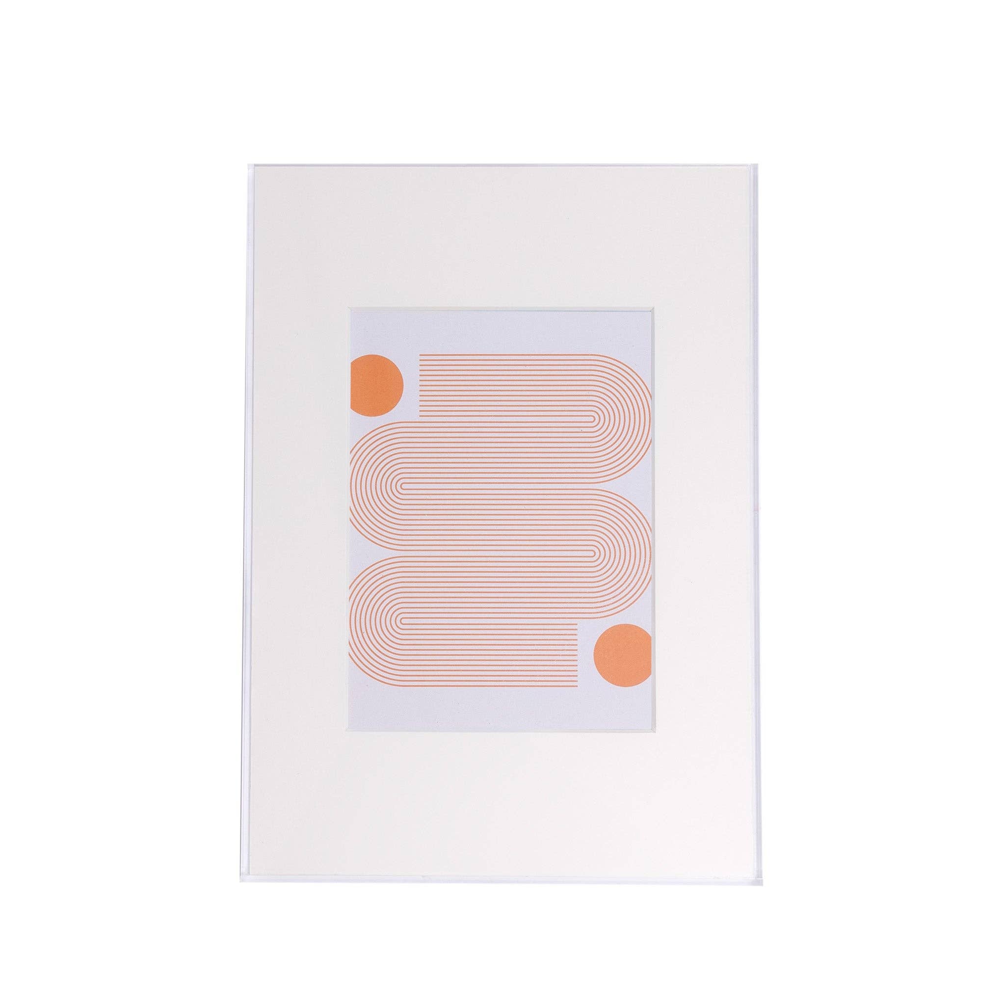 hide+seek SUPPLY CO - Wholesale Picture Frame - Float Acrylic Frame - Clear with Chase Artwork0