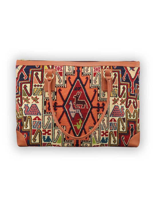 Sumak Kilim Weekendtas voor wholesale door Artemis Design Co.
