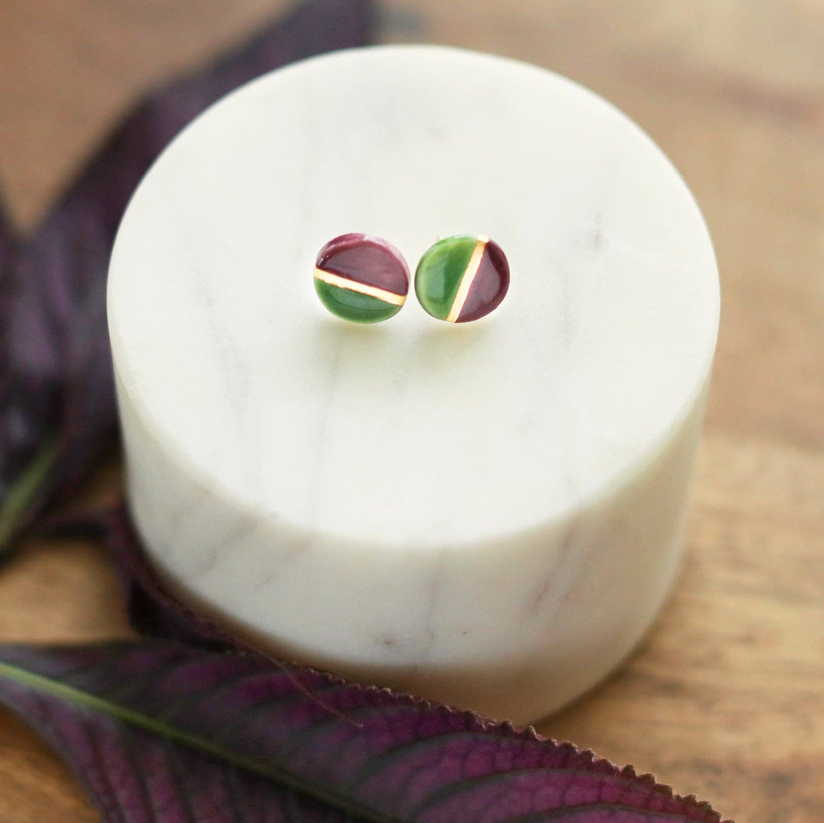 Remnant Studios - Wholesale Stud/Post Earrings - color block studs7