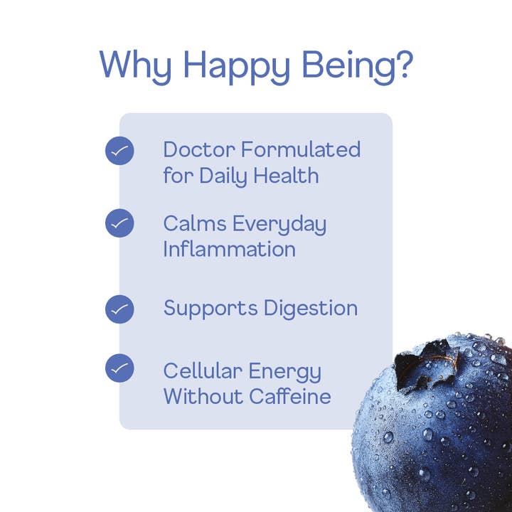 Happy Being - Wholesale Health/Detox Tea - 16 Pack Blueberry8