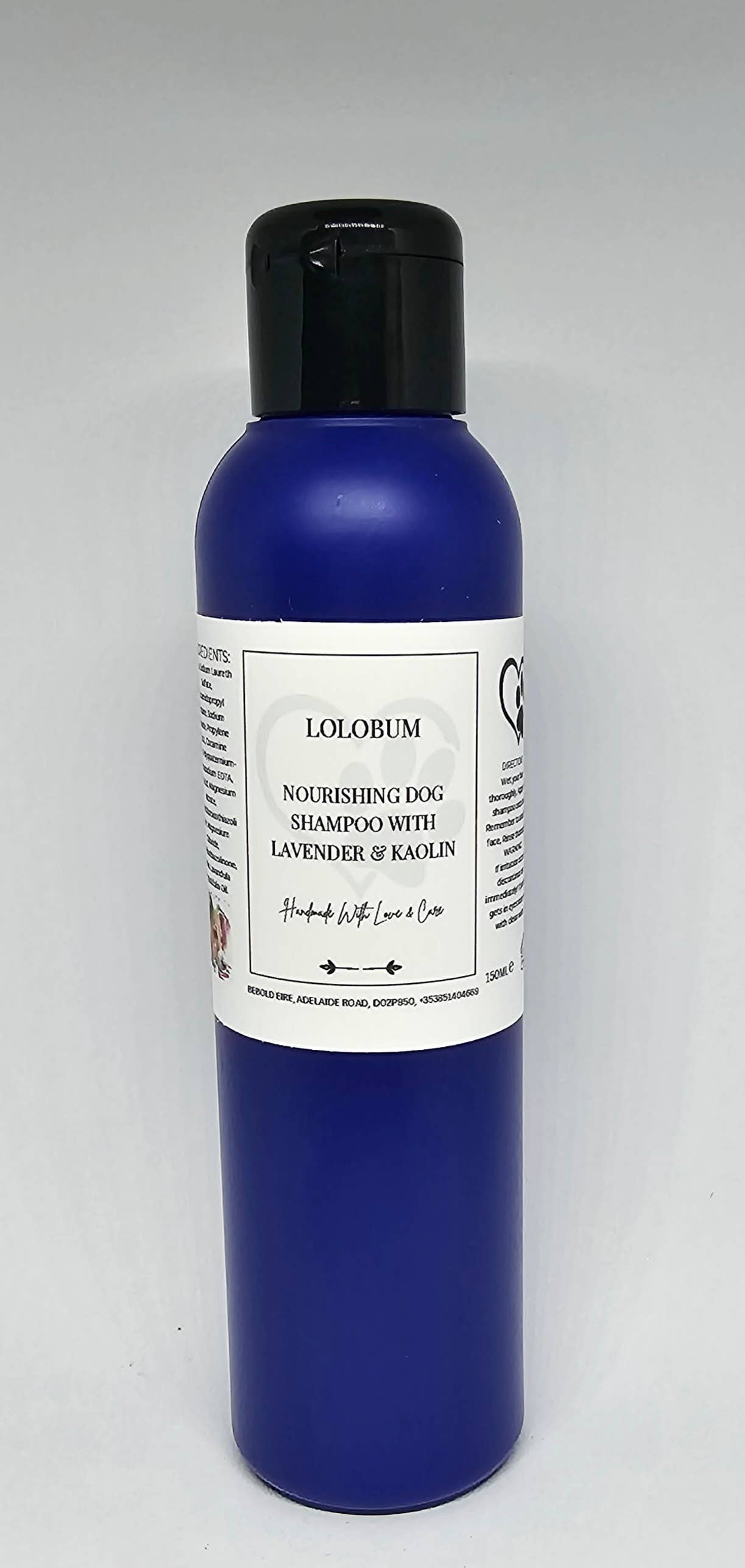 BeBold Eire - Wholesale Pet Shampoo - Dog - LOLOBUM Nourishing Dog shampoo with Lavender & Kaolin0