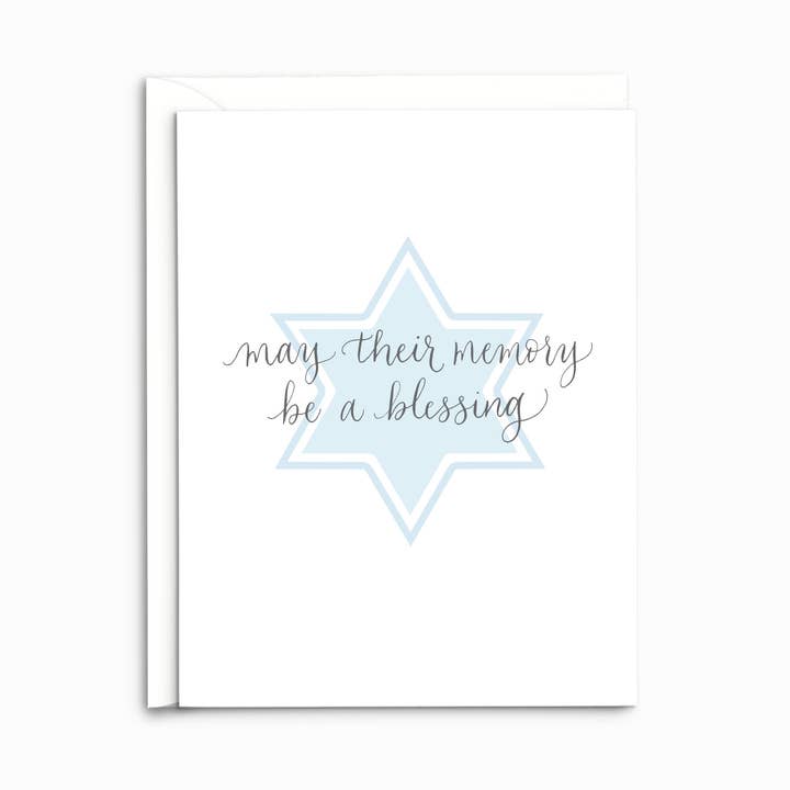 Joodse sympathiekaart - Moge hun nagedachtenis een zegen zijn voor wholesale door Annabel Reese