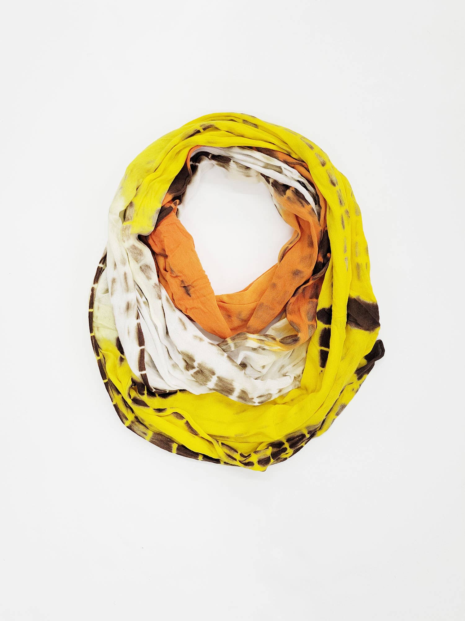 Raj Trading & Imports (USA) Inc. - Wholesale Scarf - Women's - India Infinity Tie Dye Print Scarf0