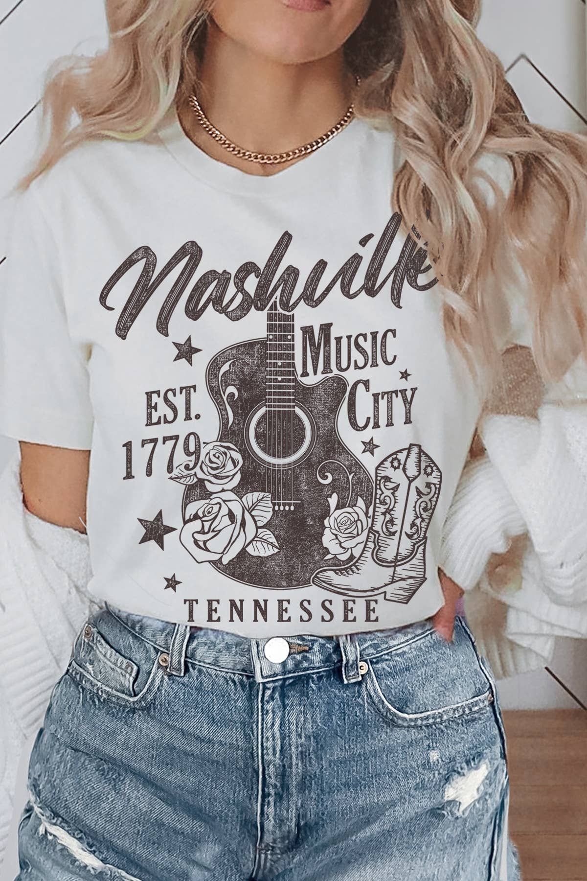 BouTeeQue Closet - Wholesale Screen Printed T-Shirt - Women's - BT1911 T Nashville9