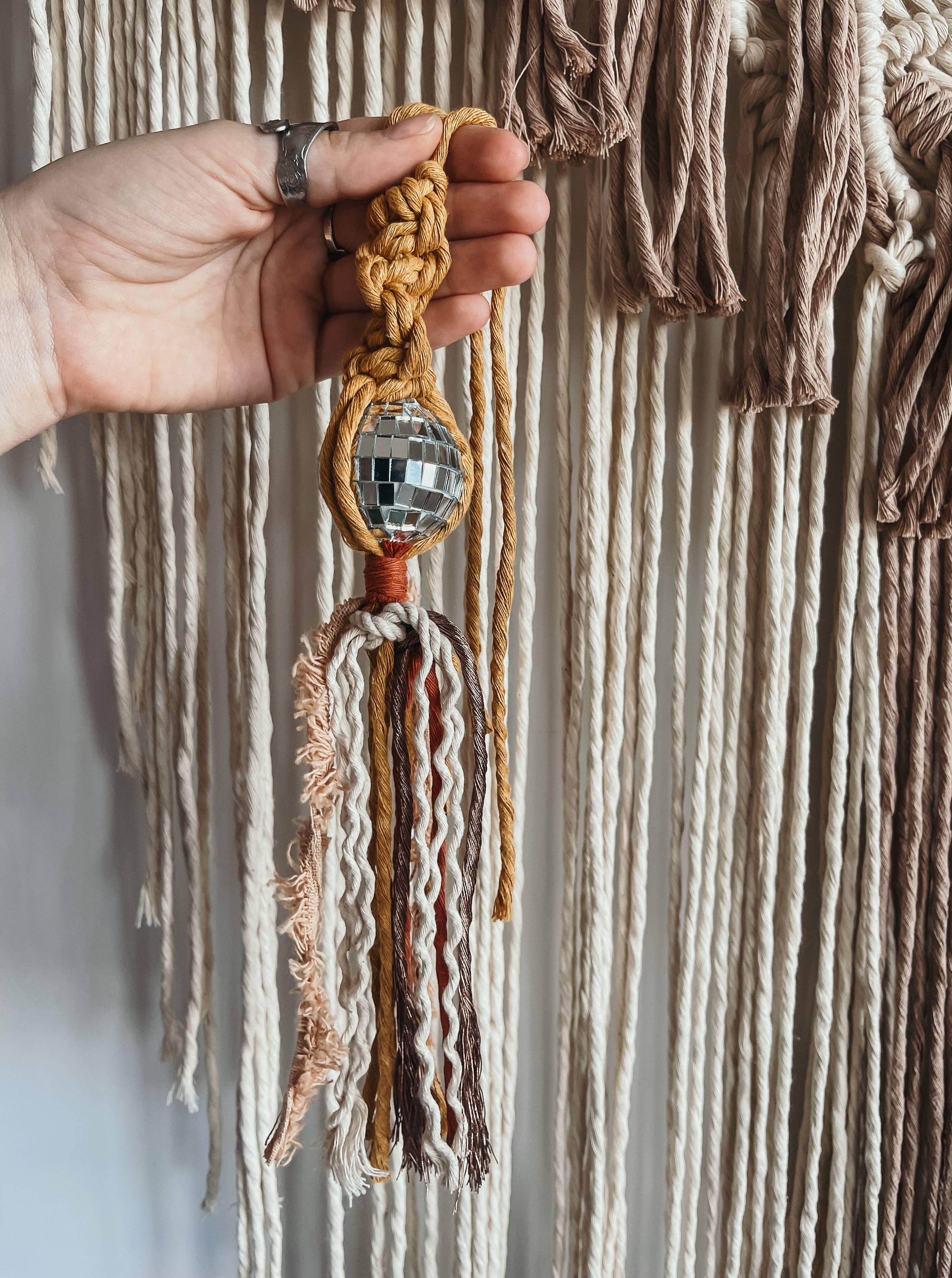 Offhand Fibers - Wholesale Car Decorative Charm - Unisex - Disco Ball Car Charm - Retro Gifts5