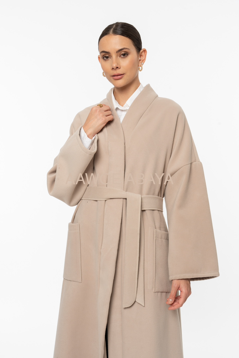 Aawoe Abaya - Venta al por mayor Abrigo - Mujer - Abrigo Largo de Invierno - Longitud 145 cm - 21600