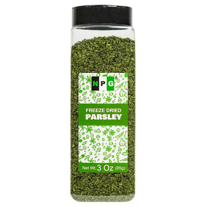 Natural Plus Green - Wholesale Dried/Dehydrated Vegetables - NPG Freeze-Dried Parsley Flakes 3 Oz