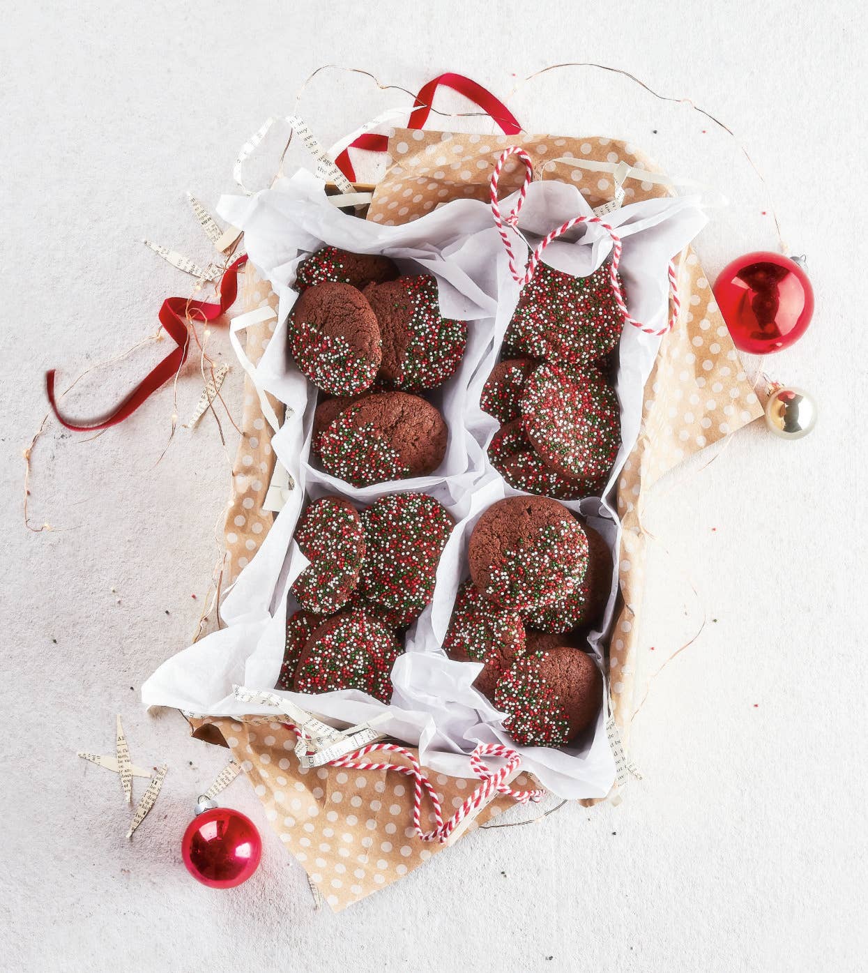 The Invisible Chef - Vente Préparation pour biscuits - Kit d'échange de biscuits menthe poivrée et vanille - 23,5 oz3