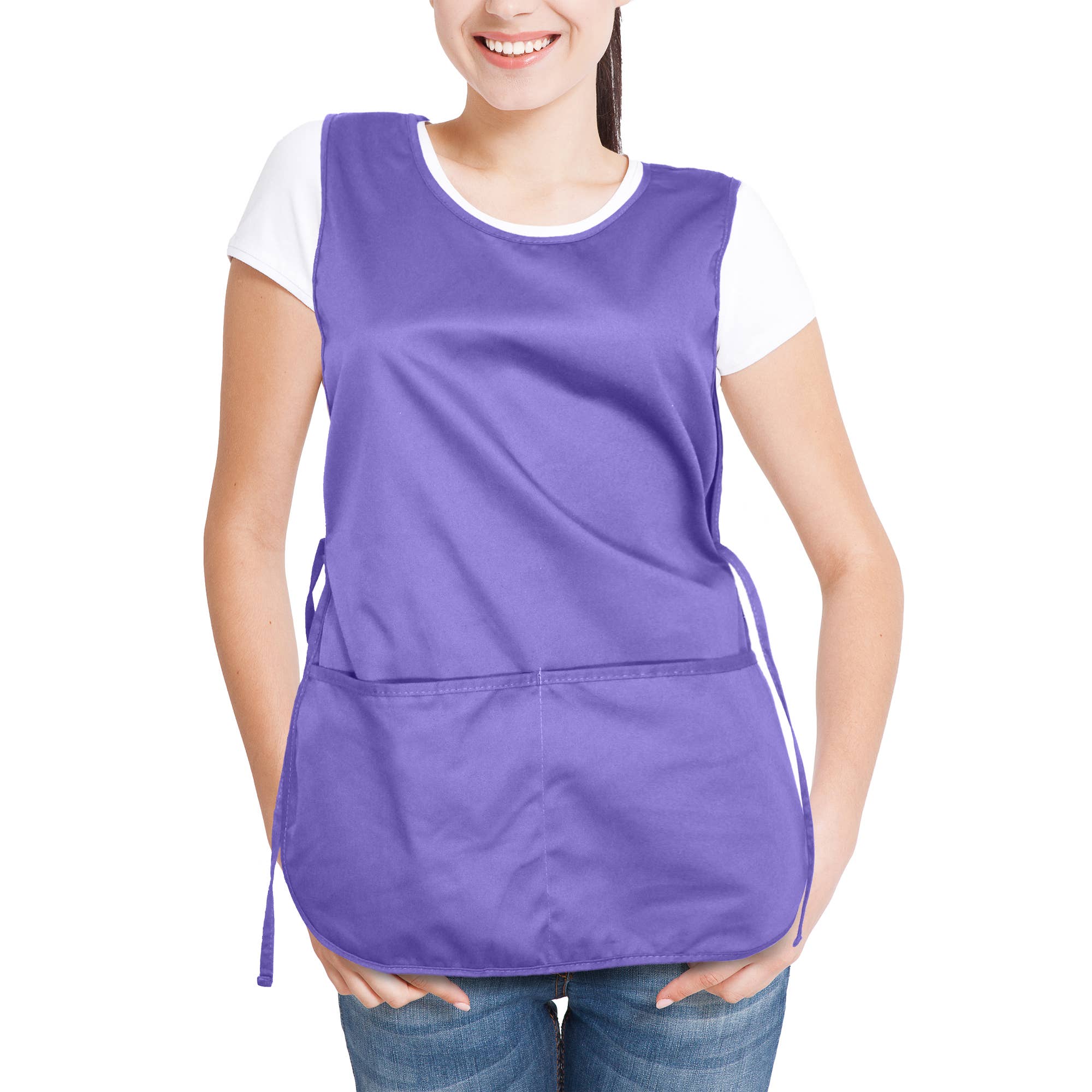 Dalix - Wholesale Apron - DALIX Cobbler Apron 2 Pockets Smock Regular 28.5" x 18.5"22