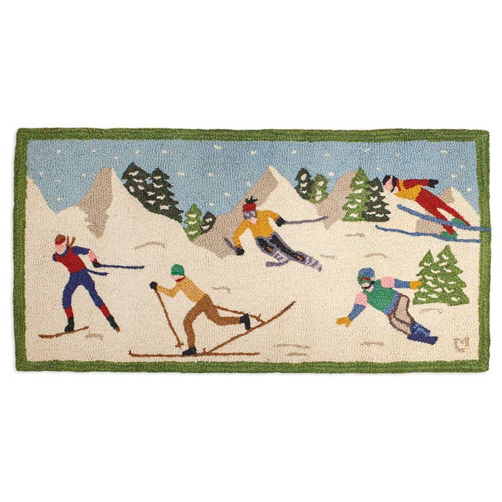 New Mountain Sports Handcrafted Wool Area Rug for wholesale by Chandler 4 Corners