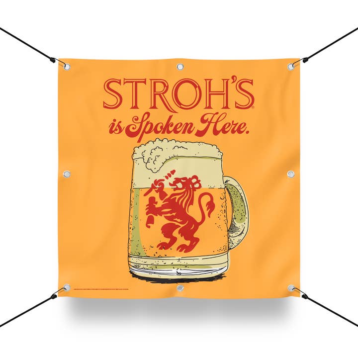 Detroit Shirt Co. - Wholesale Banner - Banner - Stroh's Is Spoken Here