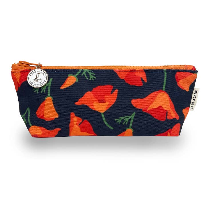 Skinny Zip: Poppy Charcoal voor wholesale door Lady Alamo