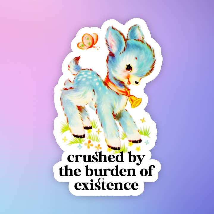 Funny sticker, Laptop sticker, Dark humor sticker for wholesale by Radical Buttons