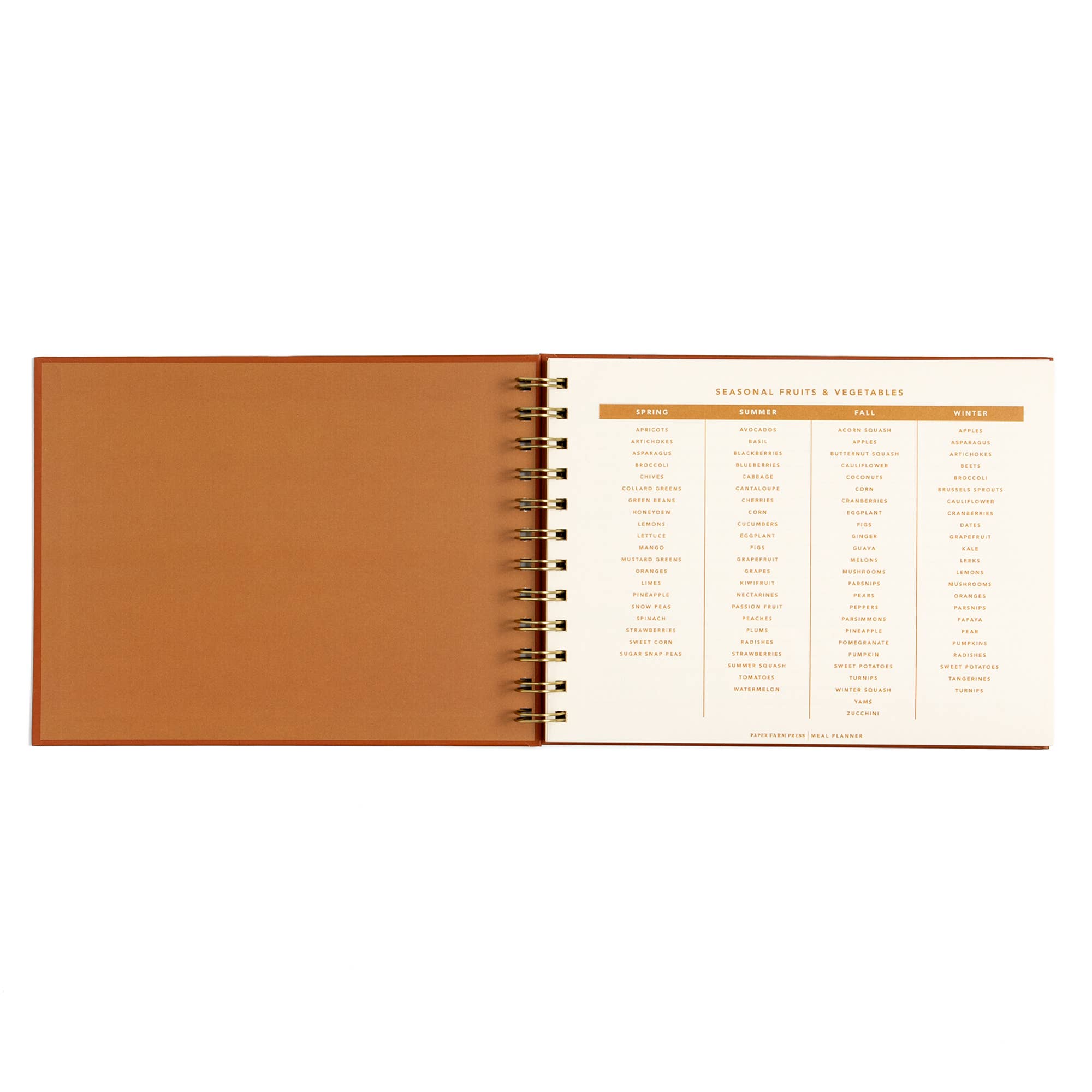 Paper Farm Press - Wholesale Planner - Farm Fresh Weekly Meal Planner - Kraft1