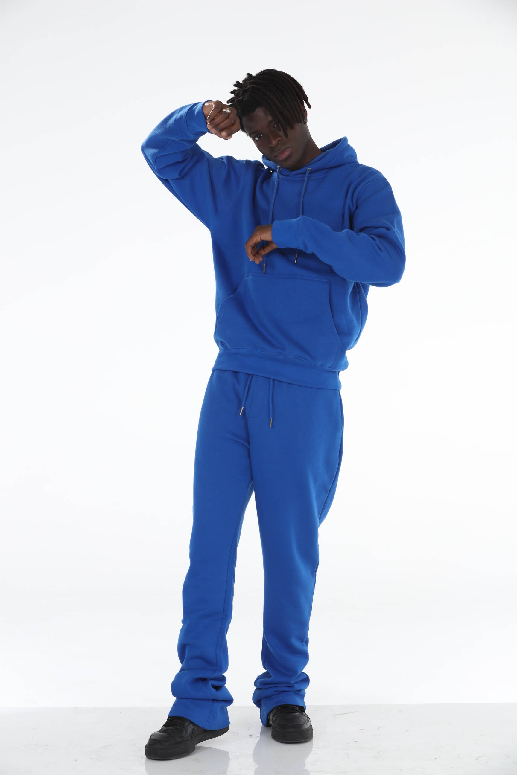 Stylo - Venta al por mayor Chándal - Hombre - Chándal Azul Real con Volantes Apilados9