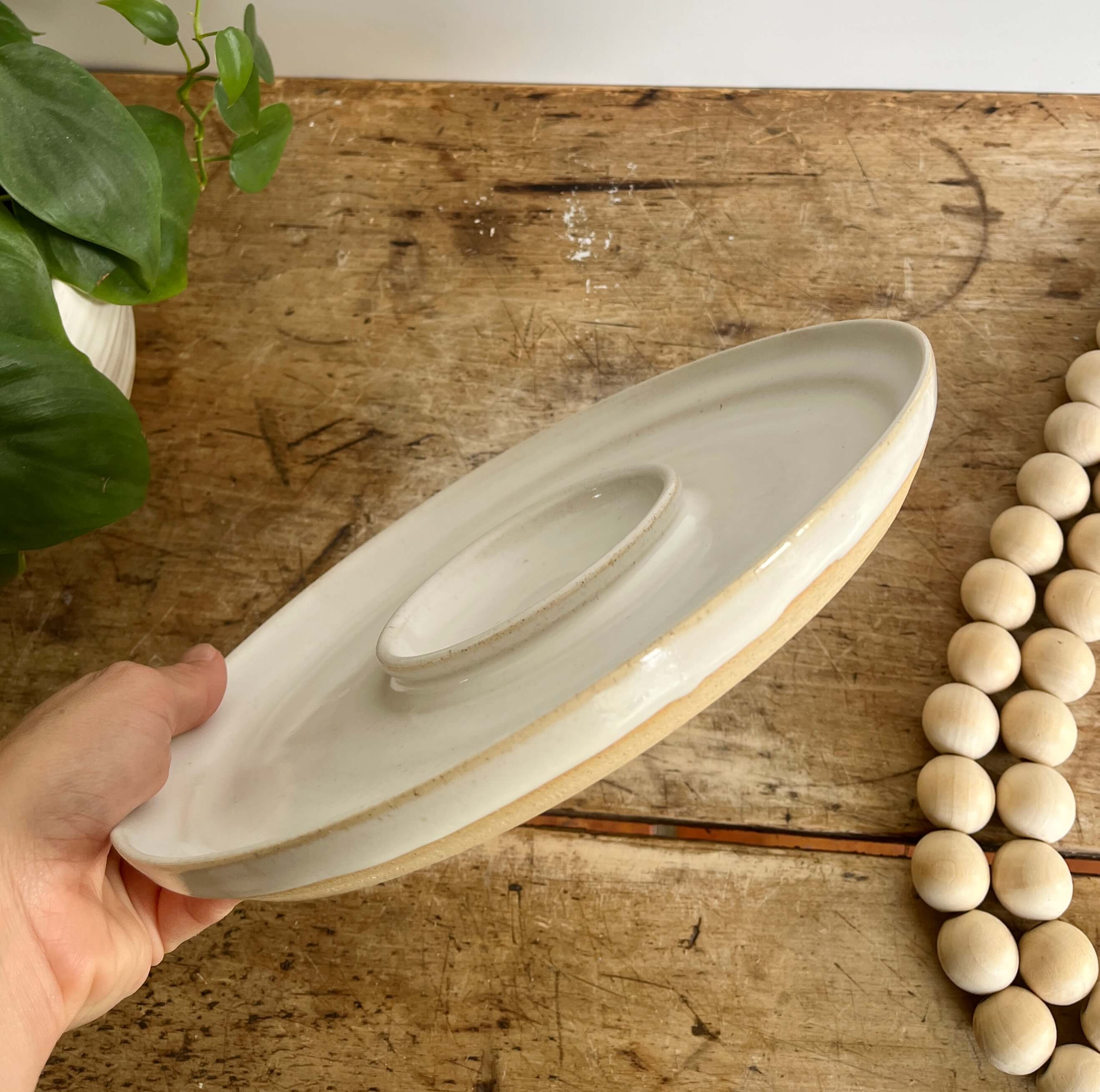 Coastal Clay Co. - Wholesale Platter - Bread and Oil Dipping Plate Platter5
