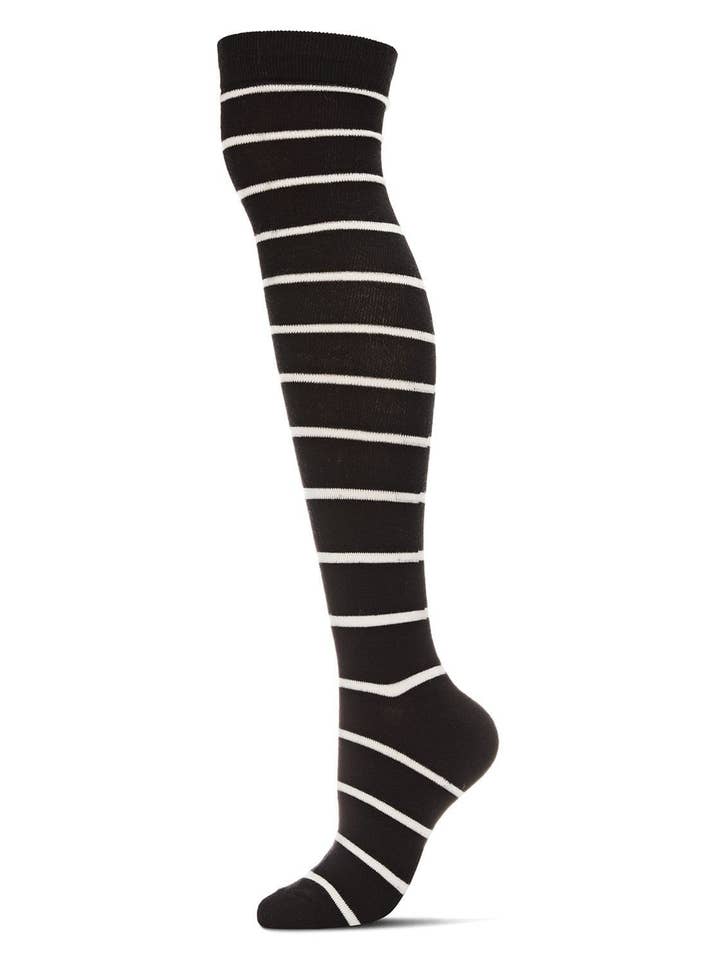 MeMoi Simple Stripe Cashmere Blend Over The Knee Warm Socks for wholesale by Infinity Classics International Inc.