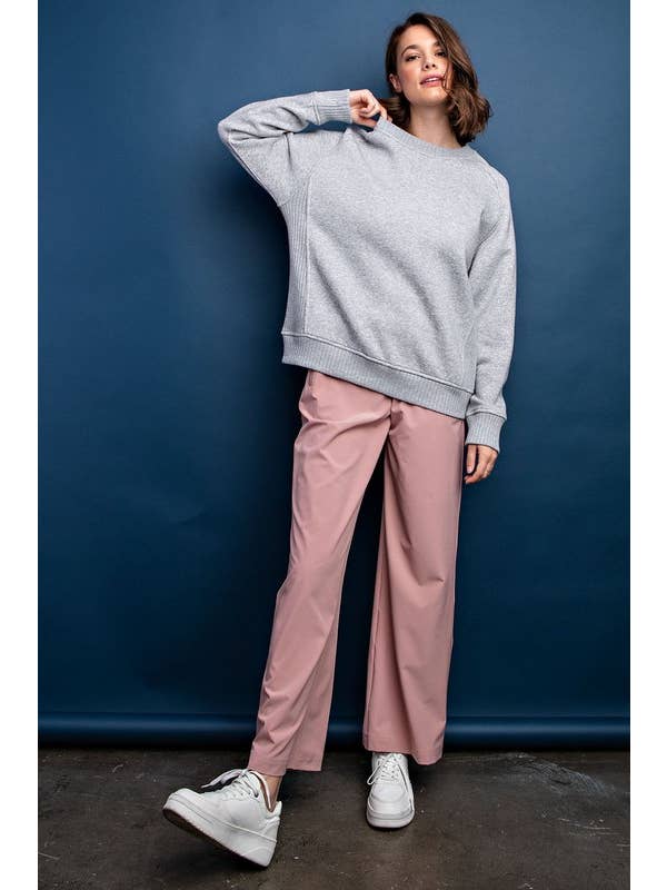 Sunday Morning – Sweatshirt - Mulher por atacado – T9797PL37 Plus Size Gola redonda Sweatshirt Francesa Terry13