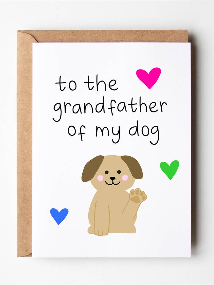 Grandfather of my dog for wholesale by Friends of Henry Paper Co