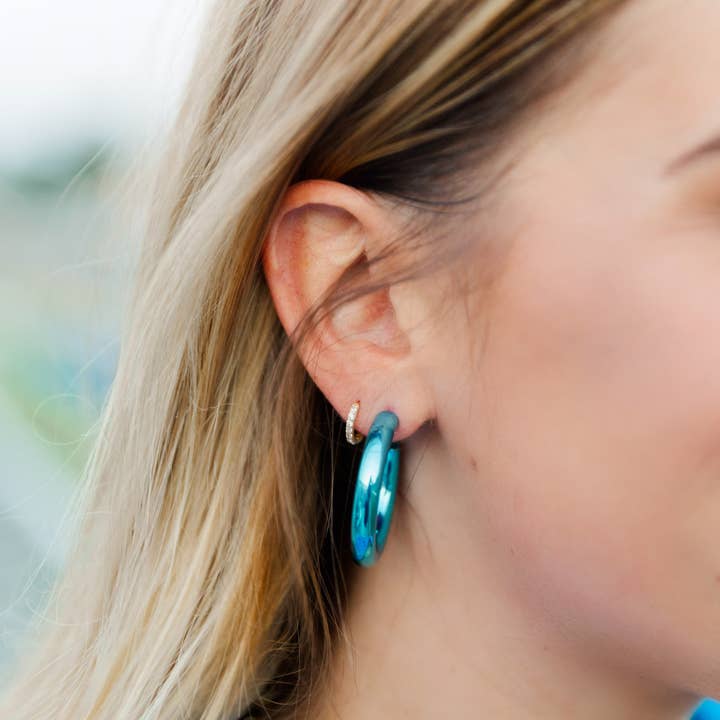 Taylor Shaye Designs - Wholesale Hoop Earrings - Gameday Metallic Hoops5