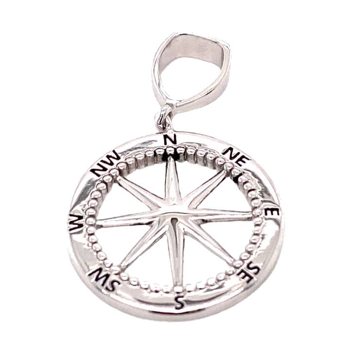 Kompass-Anhänger für Herren für den Großhandel von Nau-T-Girl Jewelry