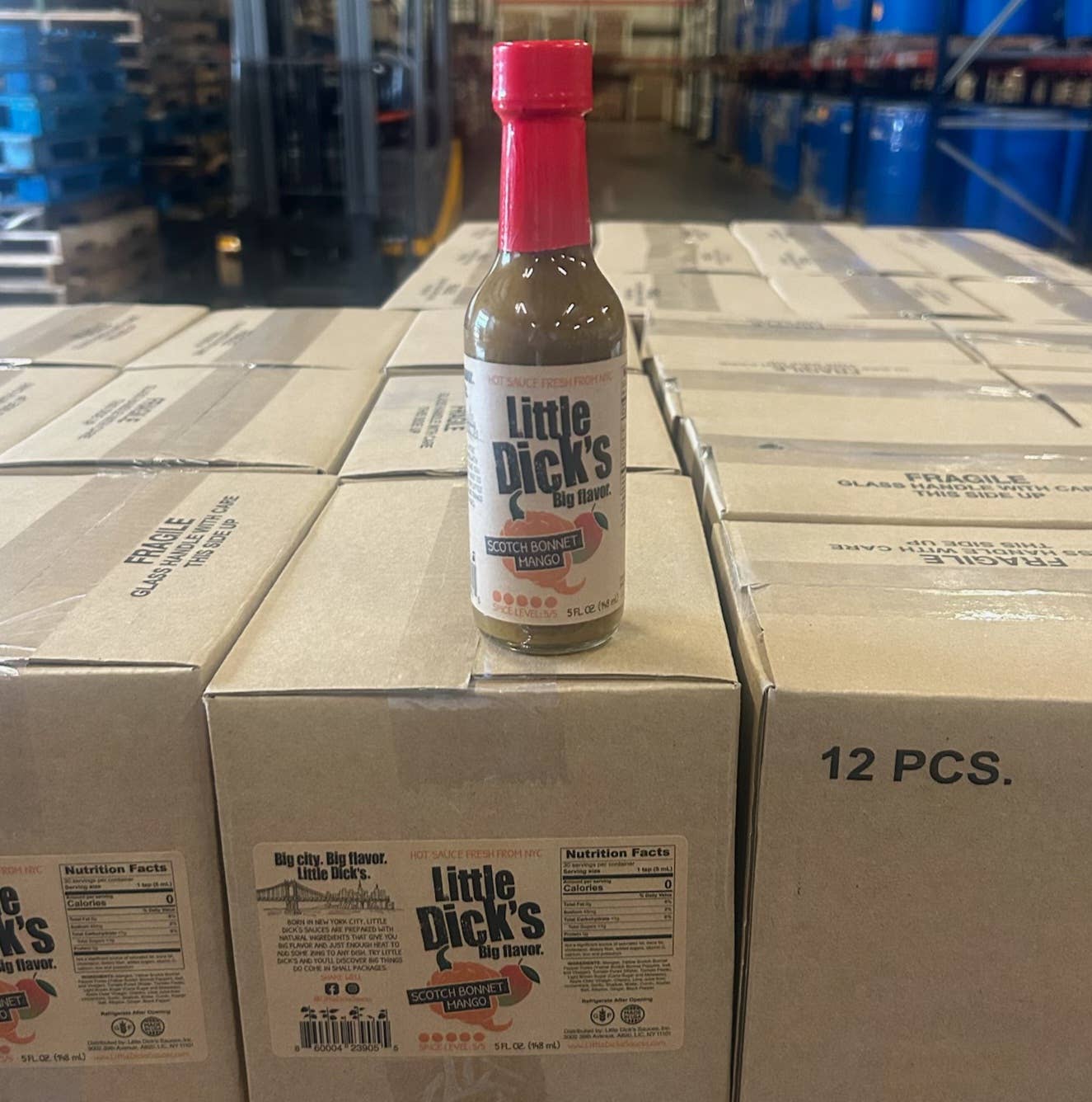 Little Dick's Sauces – wholesale Stark sås – Little Dick's Scotch Bonnet Mango Het Sås - Småskalig Produktion3
