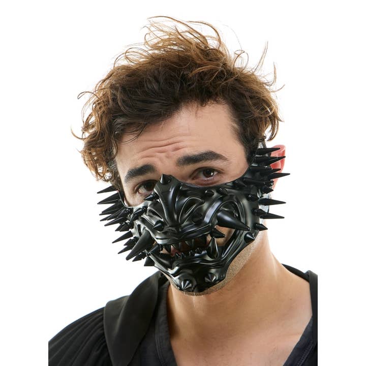 Black Spikes Oni Mask for wholesale by KBW Global Corp.