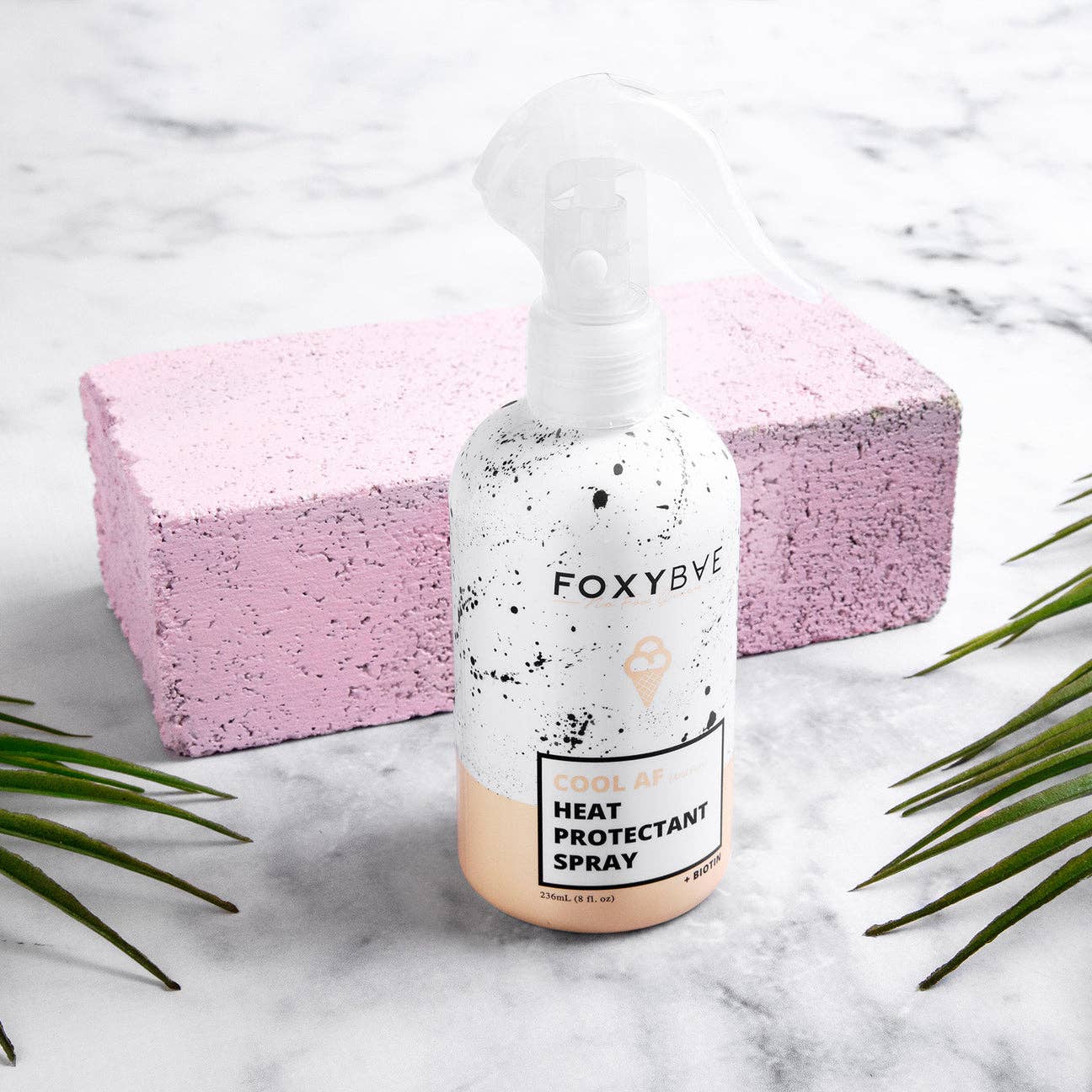 Foxybae Hair - Wholesale Hair Spray - Cool AF Heat Protectant + Biotin Spray5