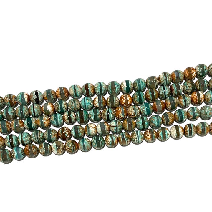 Foliesbijoux - Wholesale Beaded Bracelet - Tibetan Agate Pearl Thread (#75)