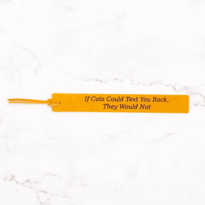 Leather Bookmarks - Engraved Quotes for wholesale by Arbor Trading Post