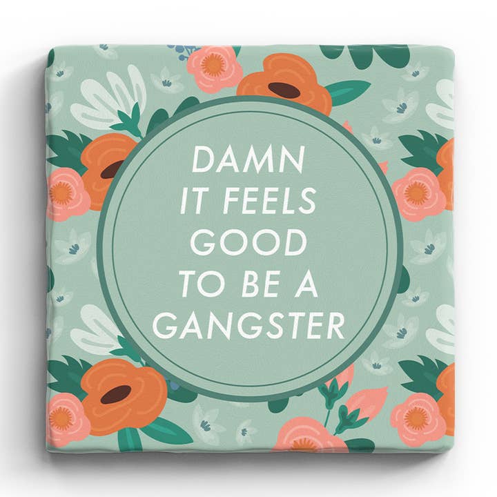 Damn It Feels Good - Marble Coaster for wholesale by Paisley & Parsley