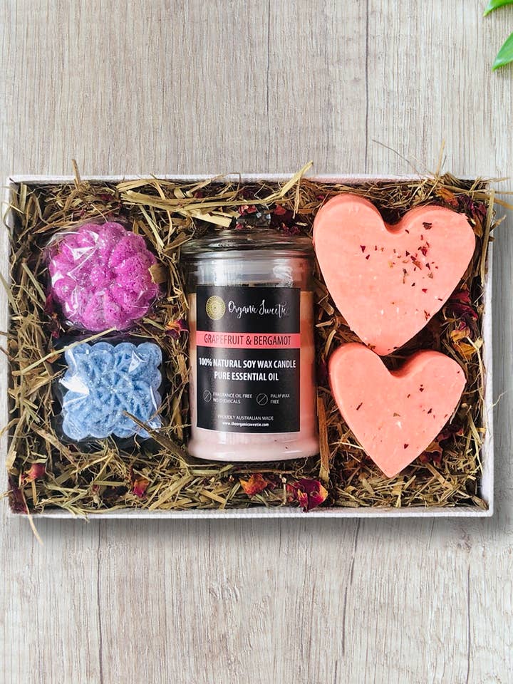 Mooie kleine geschenkmand voor wholesale door The Organic Sweetie