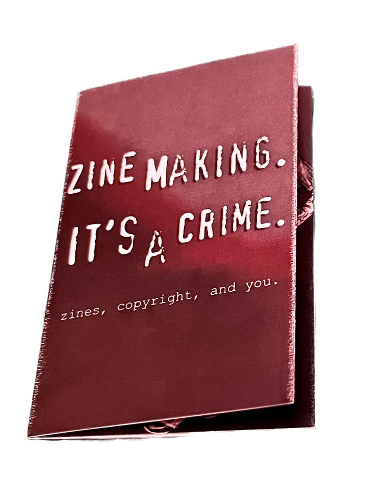 Zines, Copyright, and You Mini Zine for wholesale by Bre’s Tiny Print Shop