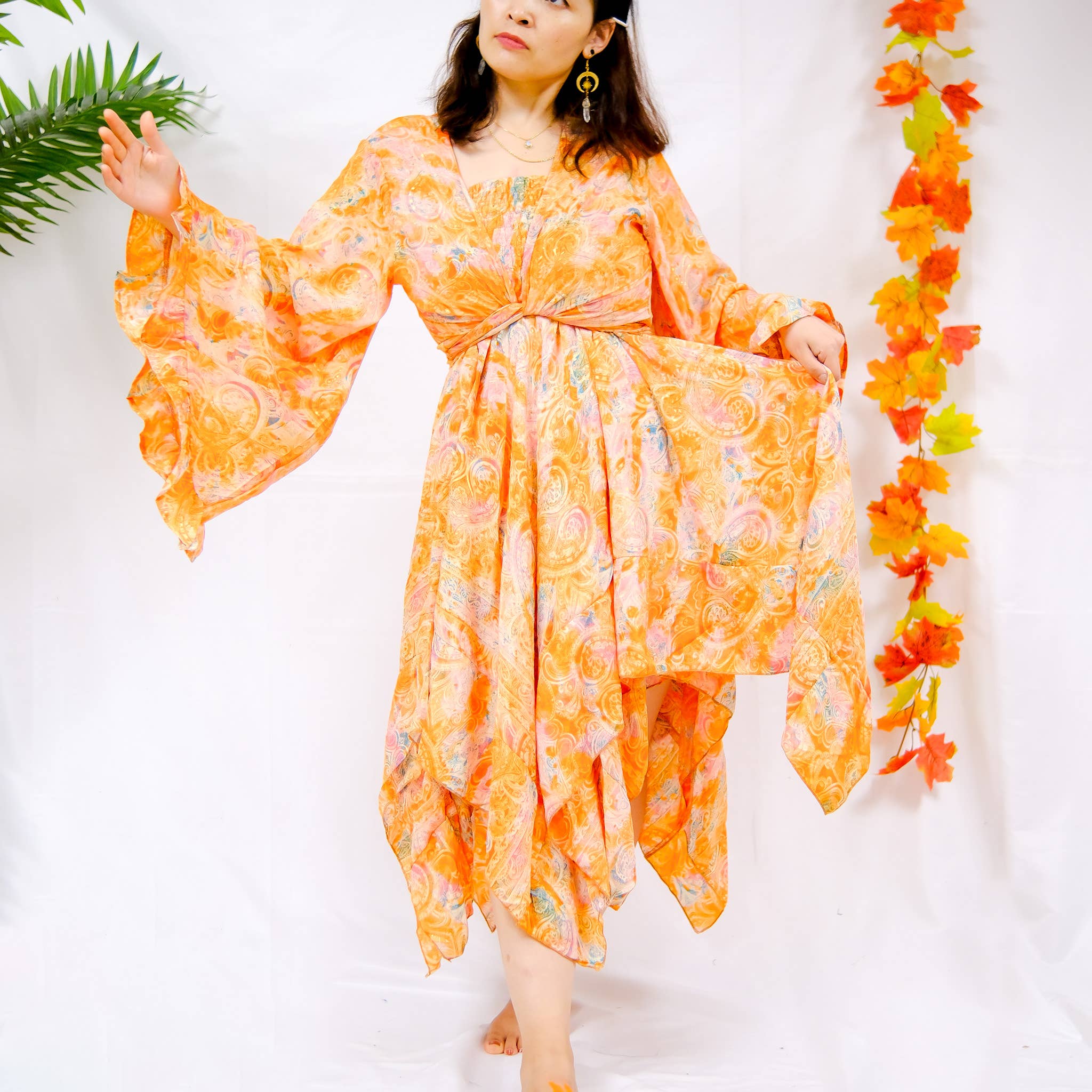 Karma Nepal Crafts – Vestido - Mulher por atacado – Vestido Pixie Boho4