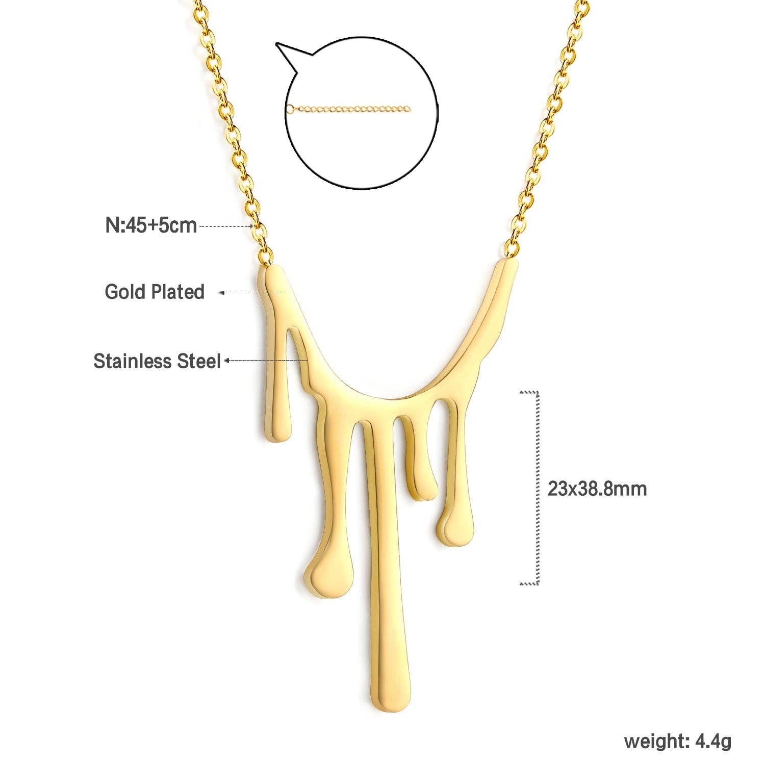 AULALA IBIZA - Wholesale Pendant/Charm Necklace - Aulala Honeydrip Necklace1