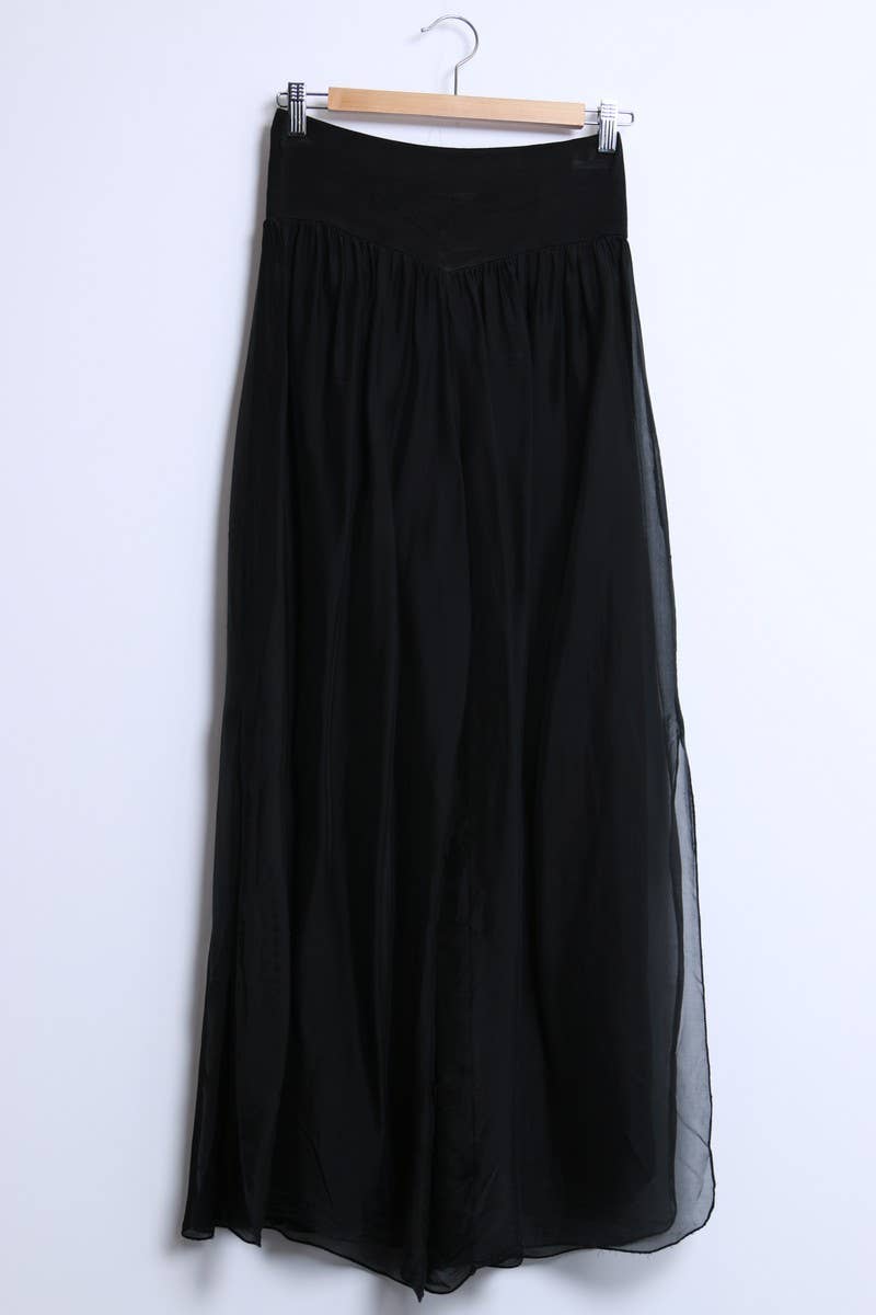 Shyloh - Vente Pantalon – femme - Pantalon soie ouvert sur les côtés du bas 2046420