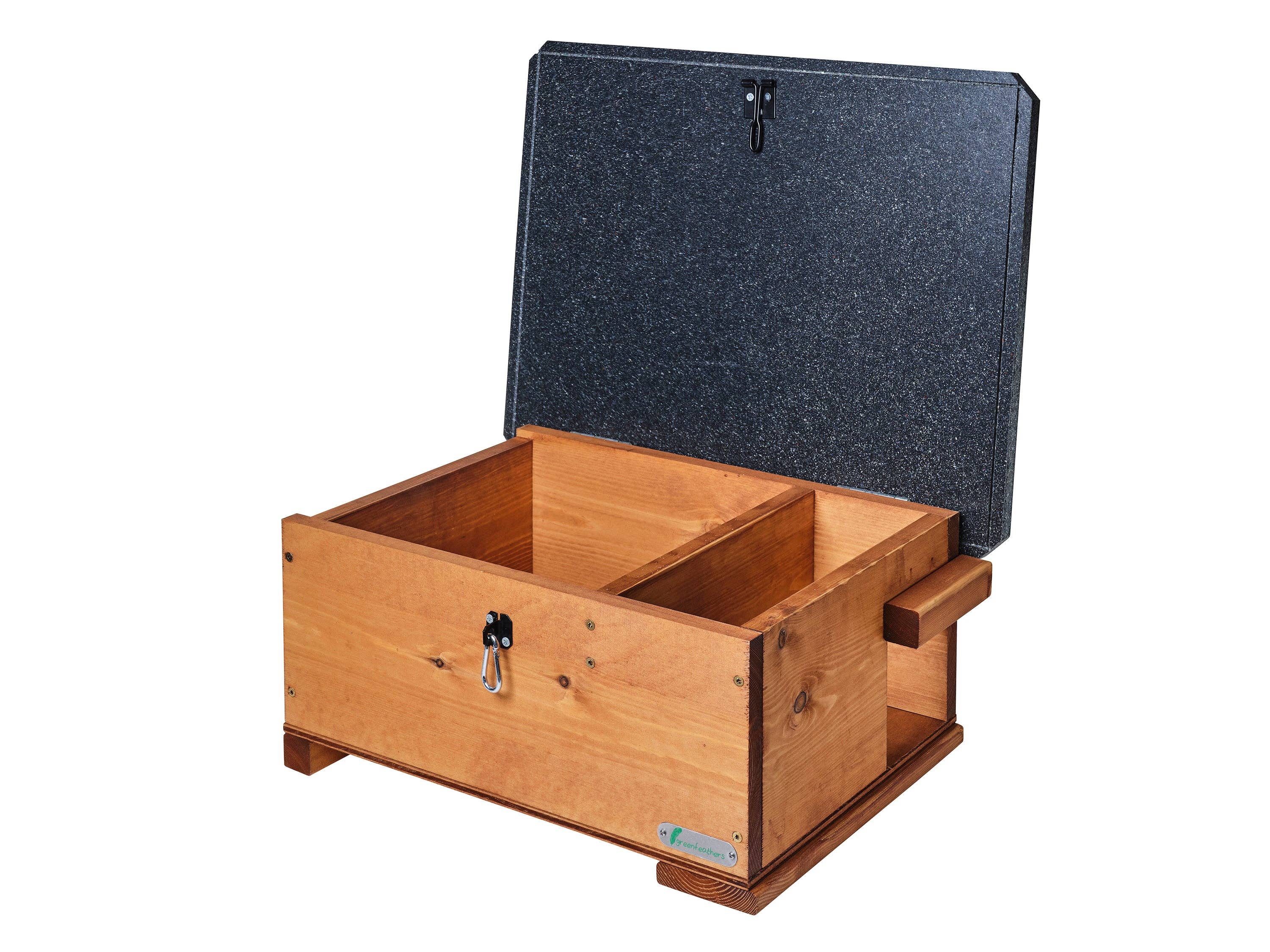 Green Feathers – wholesale Bird house – Handmade Wooden Hedgehog House3