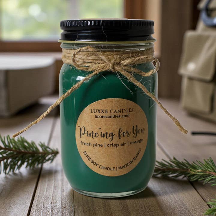 "Pine"ing for You Lys | Økologisk Sojalys for engroshandel hos LUXXE Candles