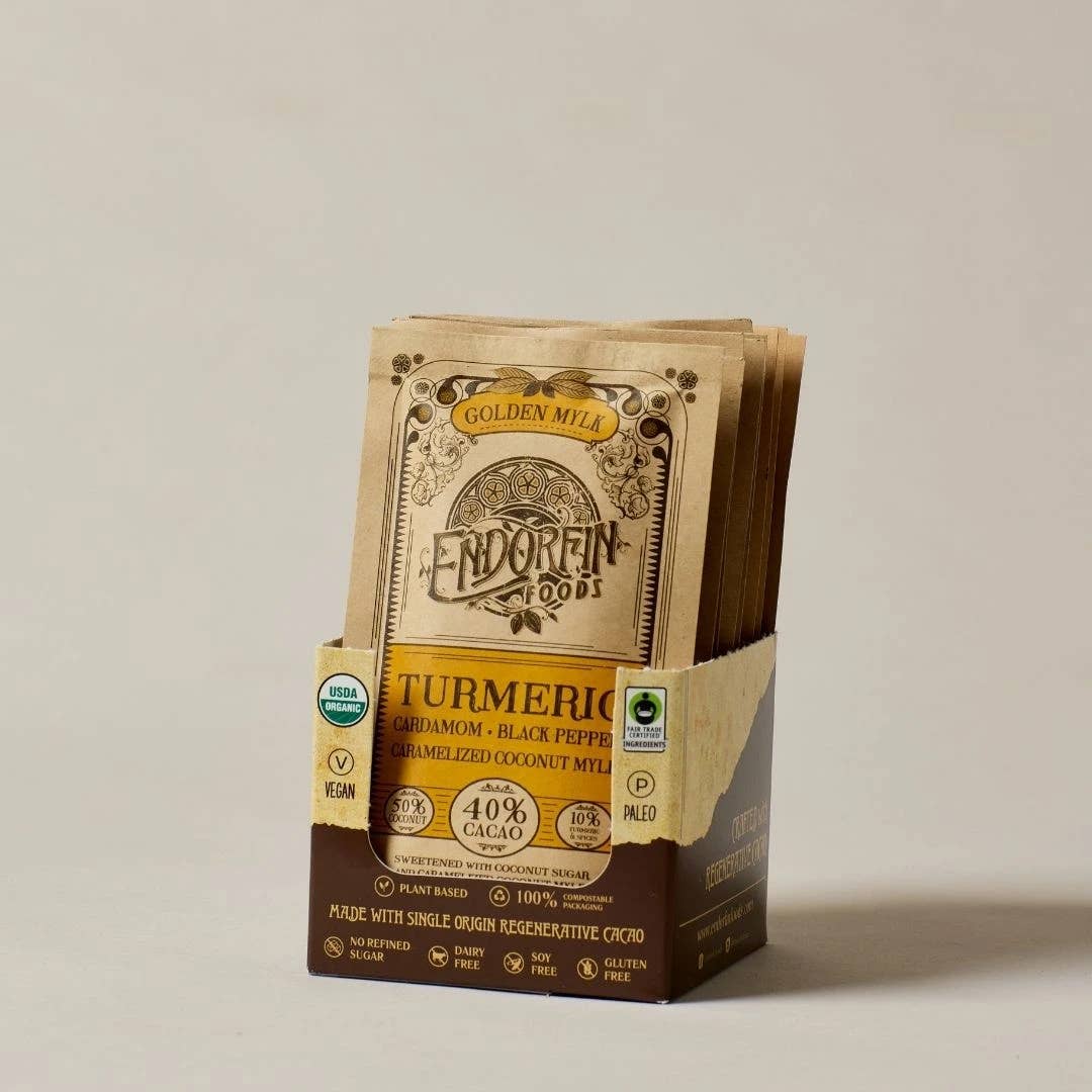 Endorfin Foods - Wholesale Chocolate Bar - Golden Mylk • Chocolate Bar • 40% Cacao