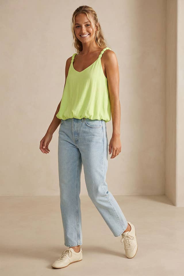 Naked Zebra - Wholesale Tank Top - Women's - Billowy Strap Accent Tank Top36