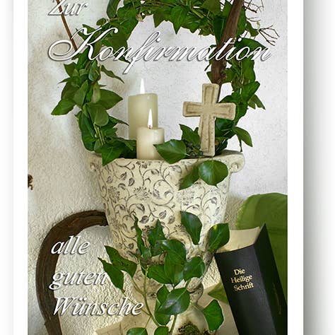 Konfirmation / Grußkarte / 339013 für den Großhandel von Yabué