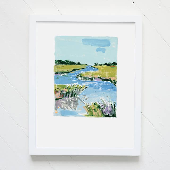 "Seaside Vignette - No. 4" Print for wholesale by Blakely Made